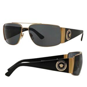 New Versace Mens Polarized Sunglasses 63mm